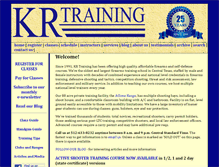 Tablet Screenshot of krtraining.com